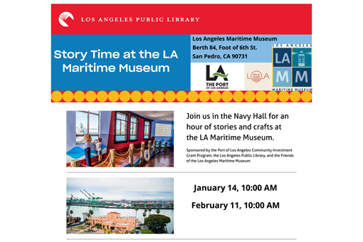 STORY TIME AT THE MARITIME MUSEUM