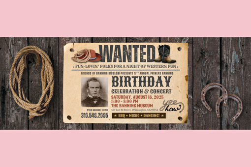 PHINEAS BANNING BIRTHDAY PARTY