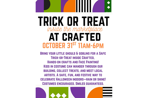 TRICK OR TREAT AT CRAFTED