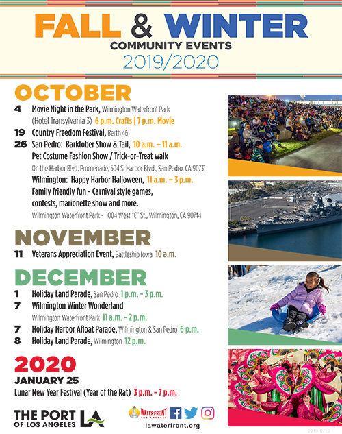 Fall & Winter Events on the LA Waterfront