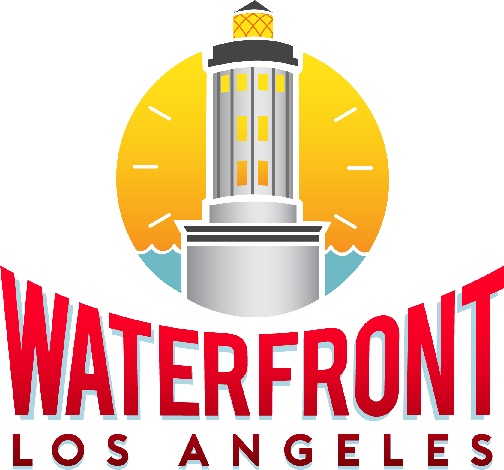 LA Waterfront Logo Square Version