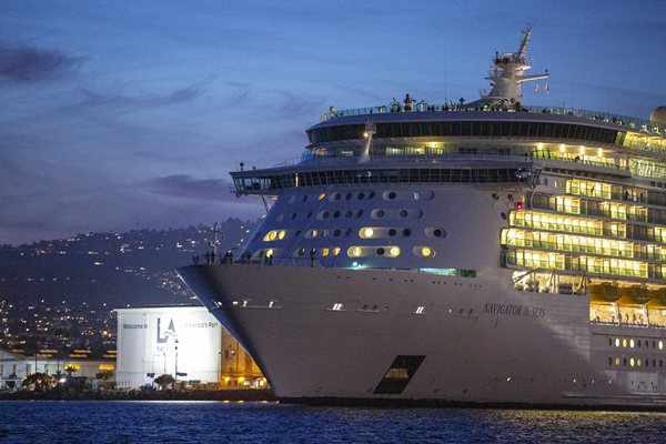 Princess Cruises ship underway