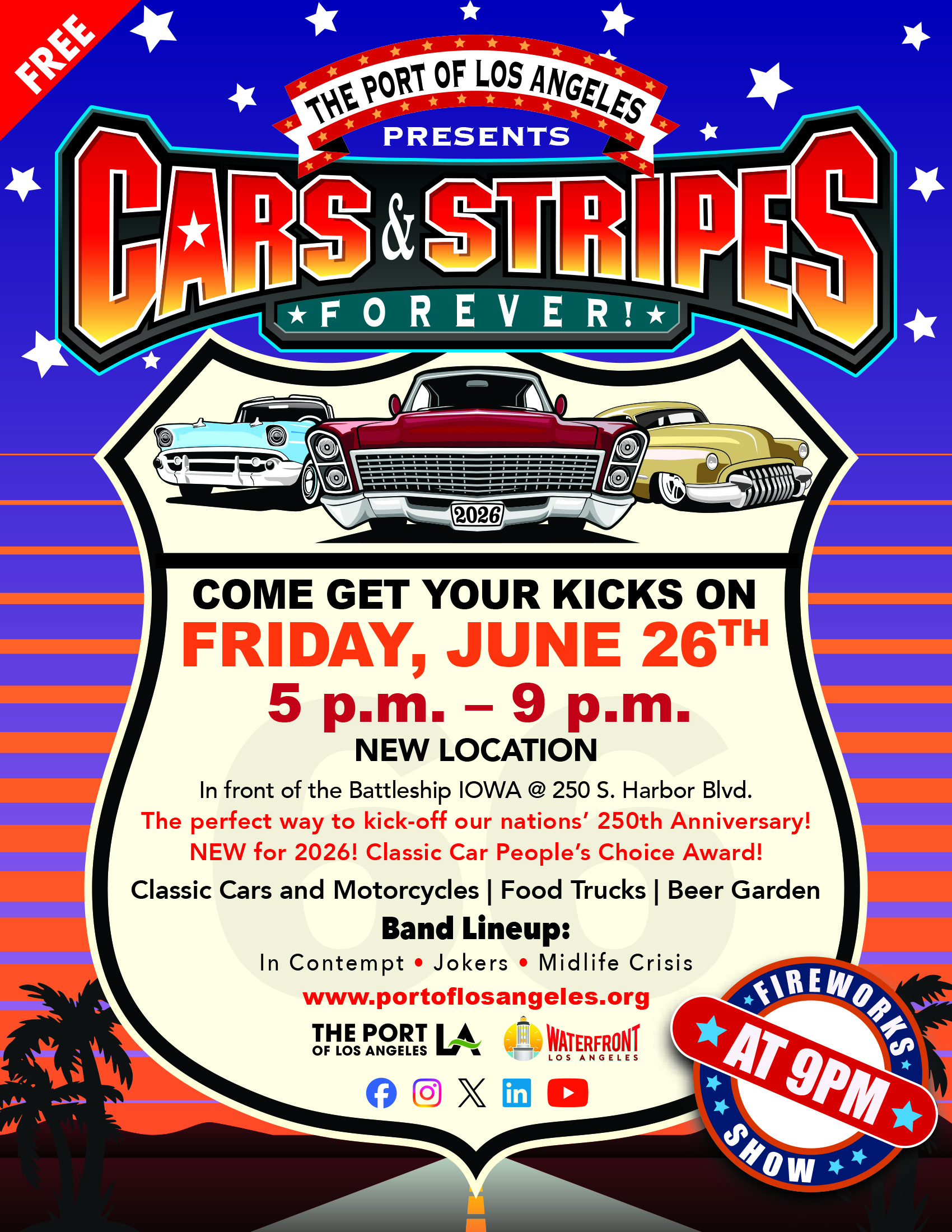 Cars & Stripes Forever Event Info